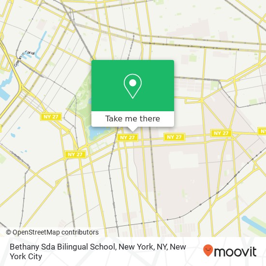 Mapa de Bethany Sda Bilingual School, New York, NY