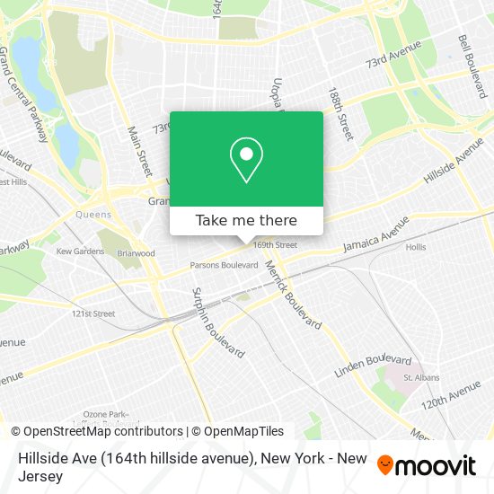 Mapa de Hillside Ave (164th hillside avenue)