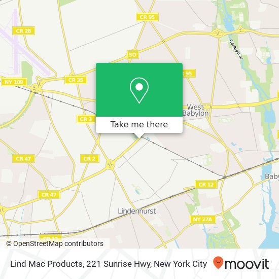 Lind Mac Products, 221 Sunrise Hwy map