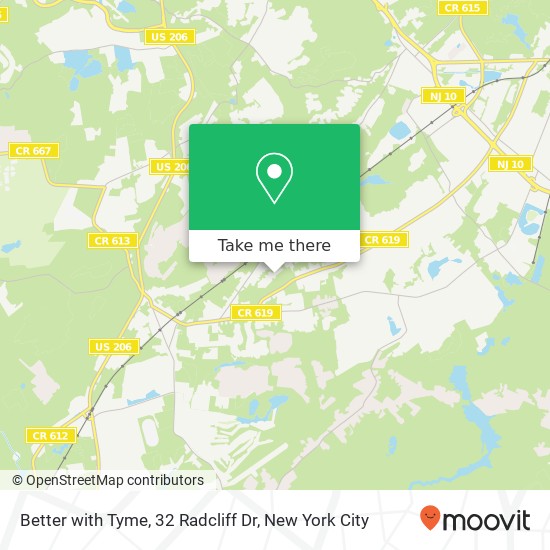 Mapa de Better with Tyme, 32 Radcliff Dr