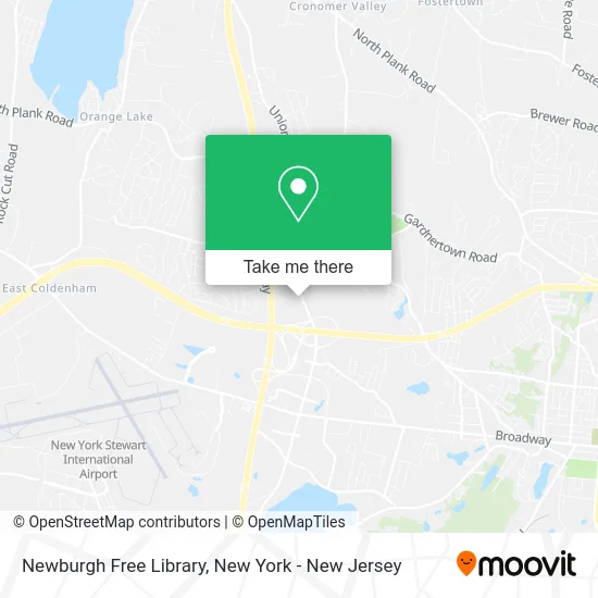 Newburgh Free Library map