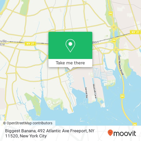 Biggest Banana, 492 Atlantic Ave Freeport, NY 11520 map