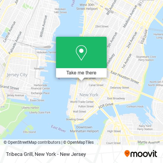 Tribeca Grill map