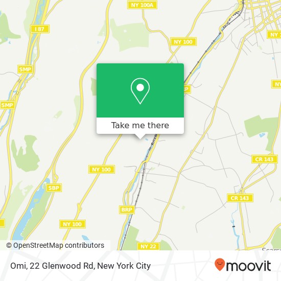 Mapa de Omi, 22 Glenwood Rd