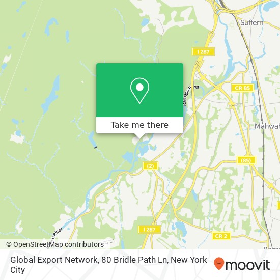 Global Export Network, 80 Bridle Path Ln map