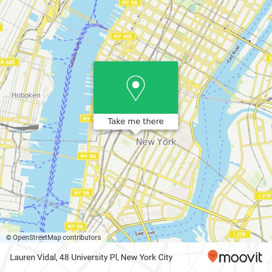 Lauren Vidal, 48 University Pl map