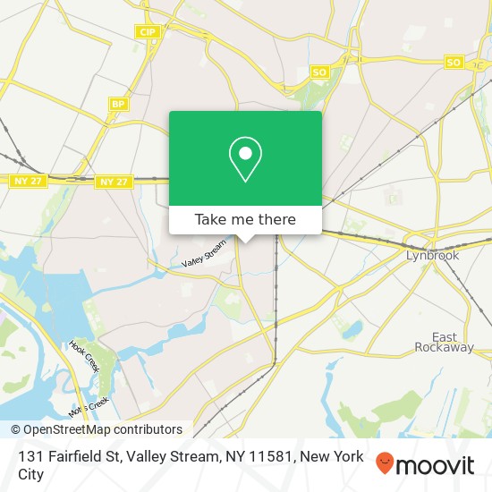 131 Fairfield St, Valley Stream, NY 11581 map