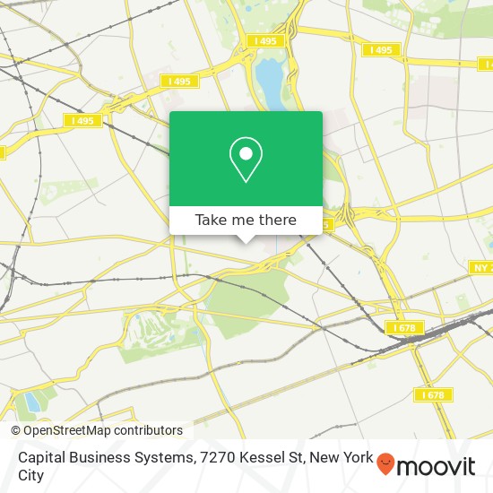 Capital Business Systems, 7270 Kessel St map