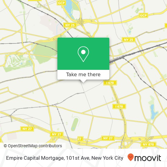 Empire Capital Mortgage, 101st Ave map