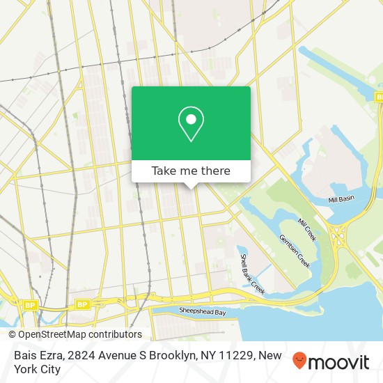 Bais Ezra, 2824 Avenue S Brooklyn, NY 11229 map