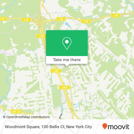 Woodmont Square, 100 Bellis Ct map