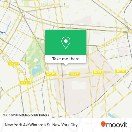 Mapa de New York Av/Winthrop St