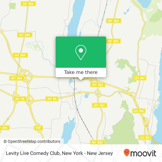 Levity Live Comedy Club map