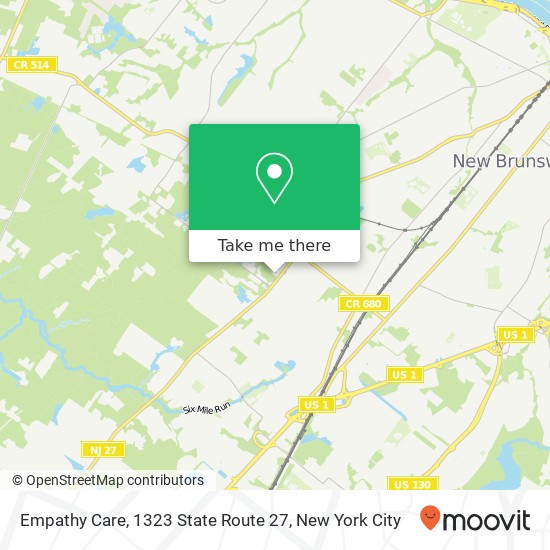 Mapa de Empathy Care, 1323 State Route 27