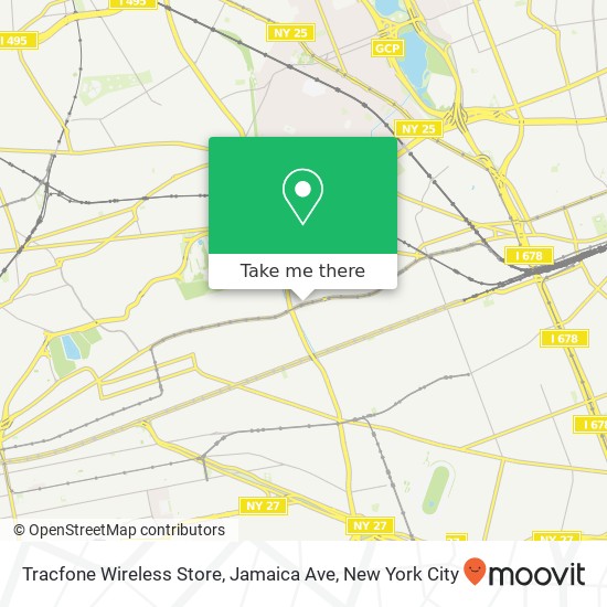 Mapa de Tracfone Wireless Store, Jamaica Ave