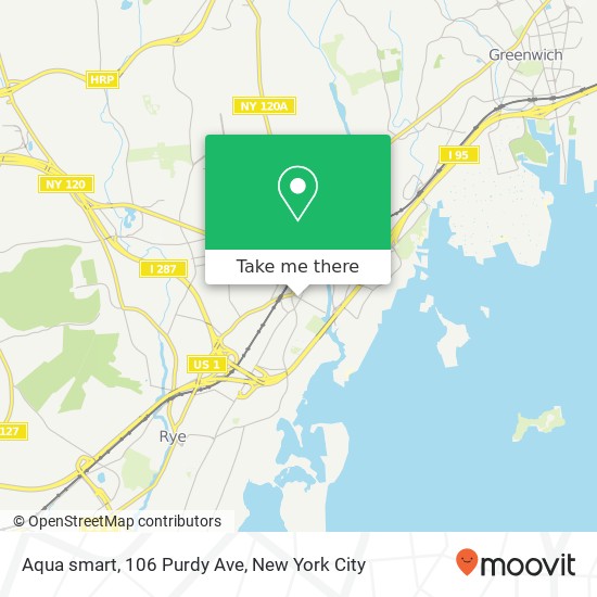 Mapa de Aqua smart, 106 Purdy Ave