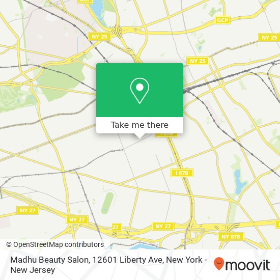 Madhu Beauty Salon, 12601 Liberty Ave map