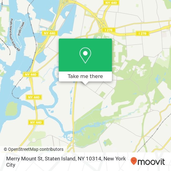 Merry Mount St, Staten Island, NY 10314 map