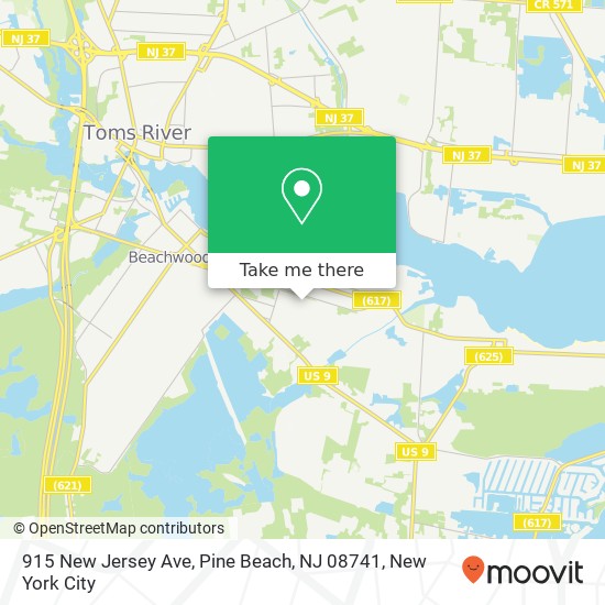 915 New Jersey Ave, Pine Beach, NJ 08741 map