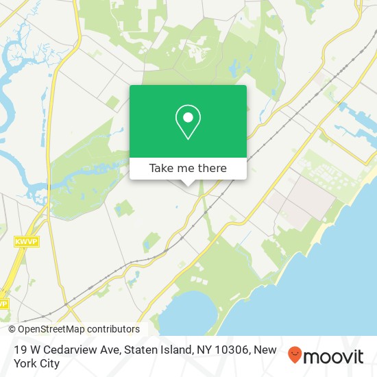 19 W Cedarview Ave, Staten Island, NY 10306 map