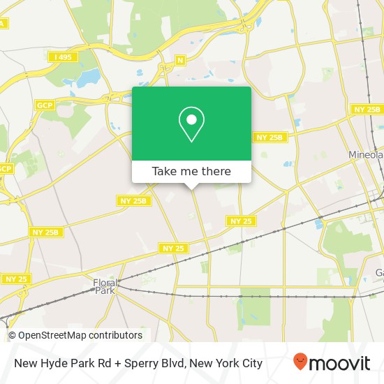 New Hyde Park Rd + Sperry Blvd map