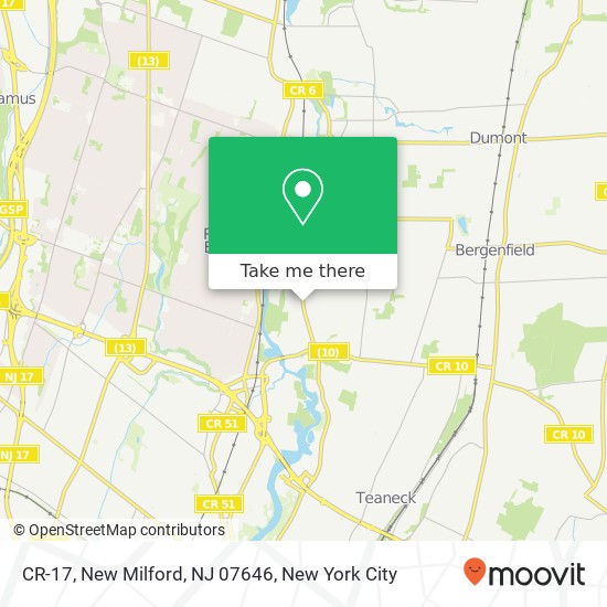 CR-17, New Milford, NJ 07646 map