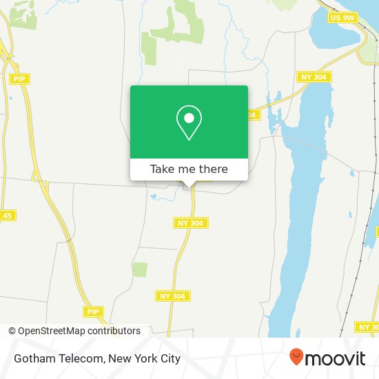 Mapa de Gotham Telecom
