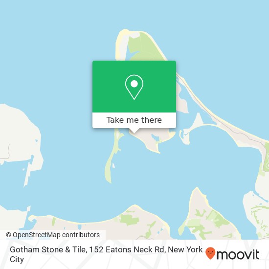 Mapa de Gotham Stone & Tile, 152 Eatons Neck Rd