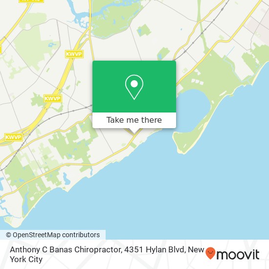 Anthony C Banas Chiropractor, 4351 Hylan Blvd map