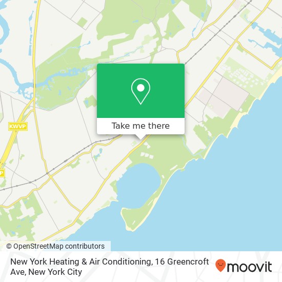 Mapa de New York Heating & Air Conditioning, 16 Greencroft Ave