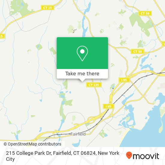 215 College Park Dr, Fairfield, CT 06824 map