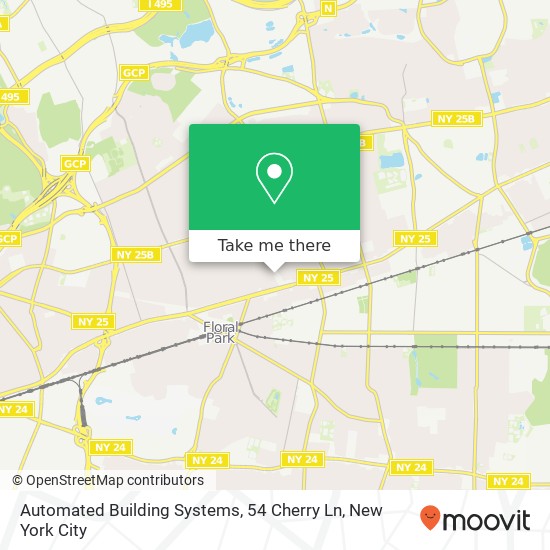 Mapa de Automated Building Systems, 54 Cherry Ln