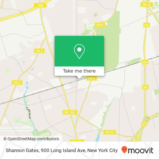 Mapa de Shannon Gates, 900 Long Island Ave