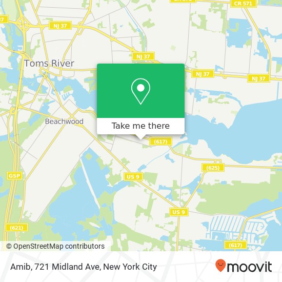 Amib, 721 Midland Ave map