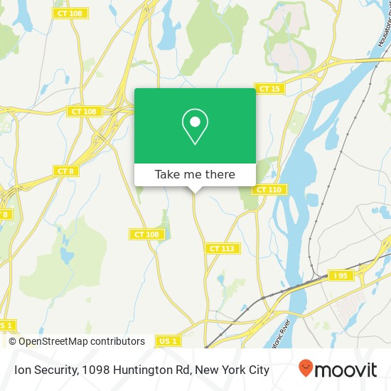 Mapa de Ion Security, 1098 Huntington Rd