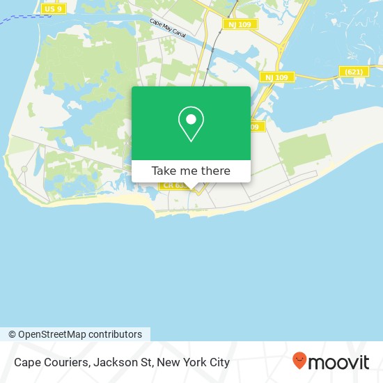 Mapa de Cape Couriers, Jackson St