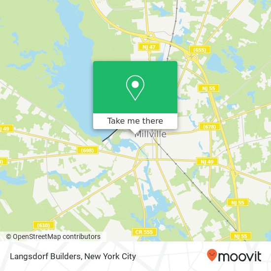 Langsdorf Builders map