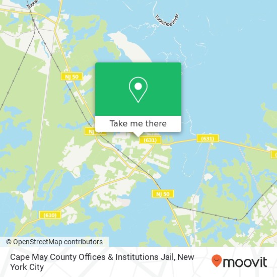 Cape May County Offices & Institutions Jail map