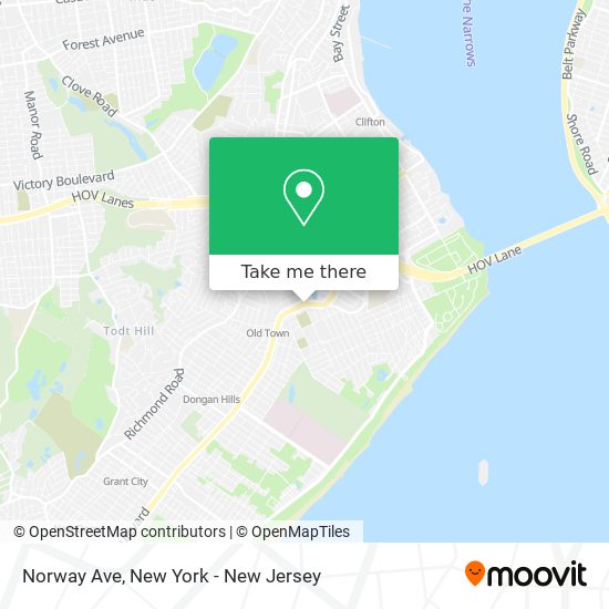 Norway Ave map