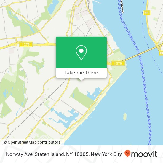 Norway Ave, Staten Island, NY 10305 map