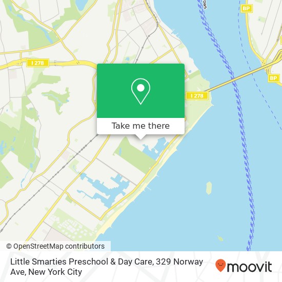 Mapa de Little Smarties Preschool & Day Care, 329 Norway Ave