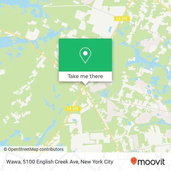Mapa de Wawa, 5100 English Creek Ave