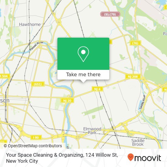 Your Space Cleaning & Organizing, 124 Willow St map