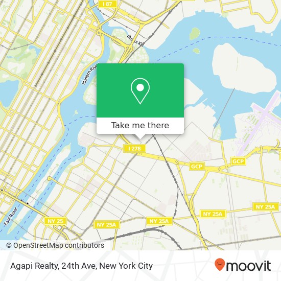 Mapa de Agapi Realty, 24th Ave