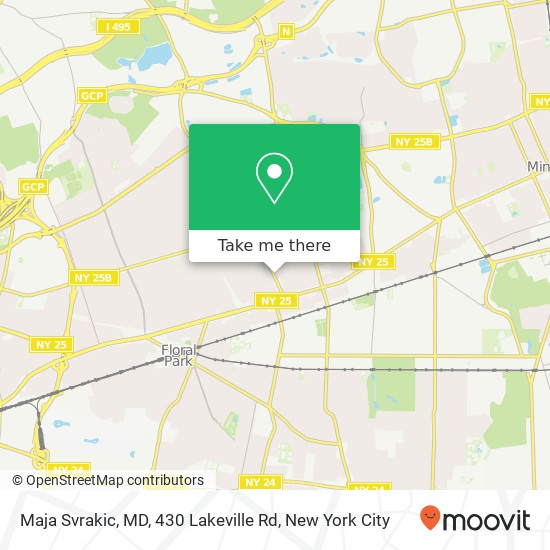 Mapa de Maja Svrakic, MD, 430 Lakeville Rd