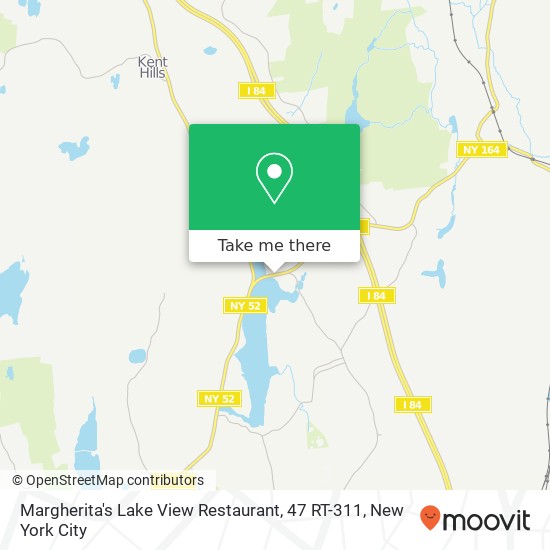 Mapa de Margherita's Lake View Restaurant, 47 RT-311