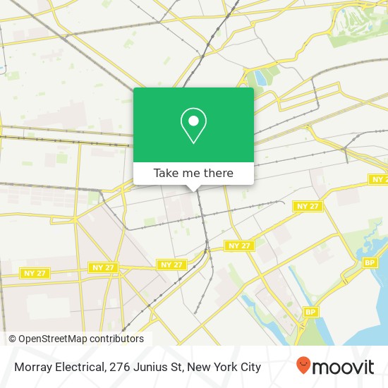 Morray Electrical, 276 Junius St map