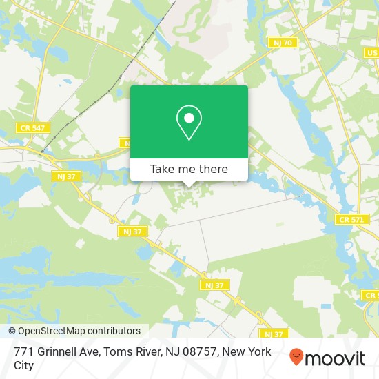 771 Grinnell Ave, Toms River, NJ 08757 map