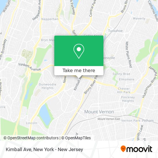 Kimball Ave map