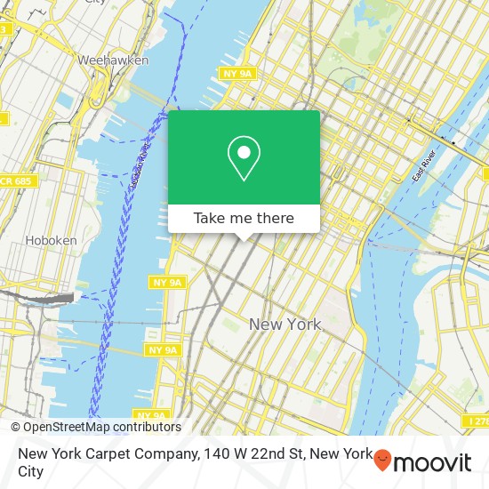 New York Carpet Company, 140 W 22nd St map